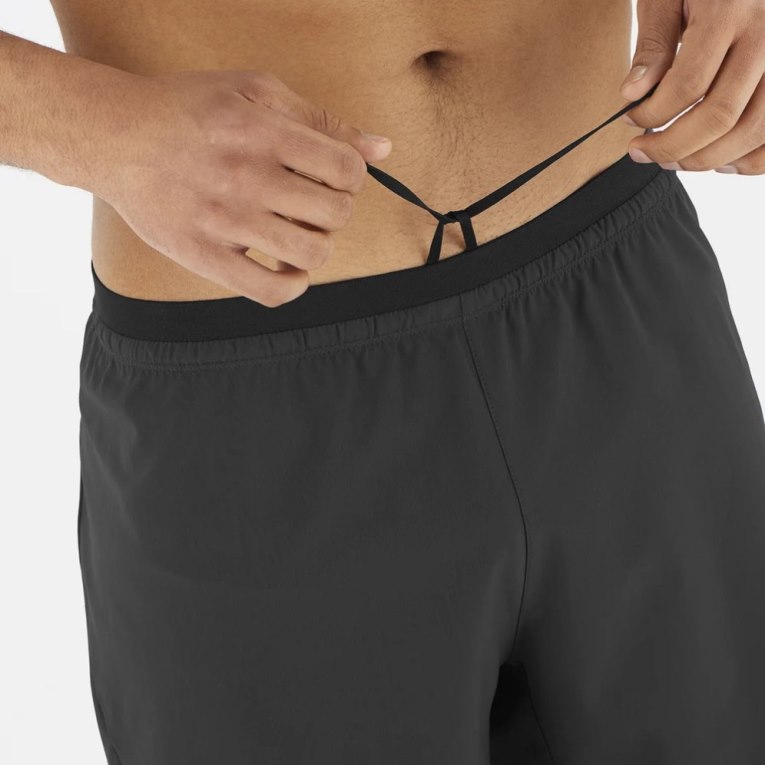 Bermudas Salomon Cross 7'' No Liner Hombre Negros | MX OEJG460